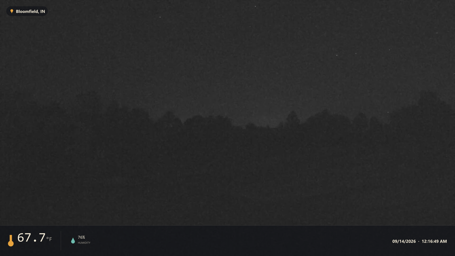 Weathercam - Ground West